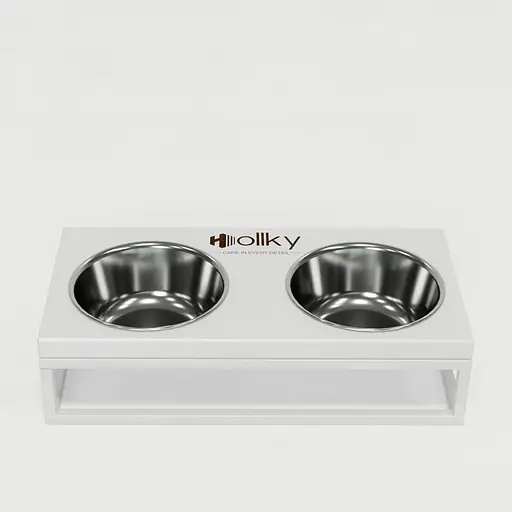 Hollky Base S — миски на підставці для маленьких собак та котів (2 × 0,45 л) - фото 5