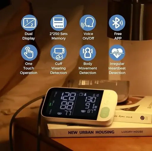 Монітор артеріального тиску Checkme BP3 C2 тонометр із Bluetooth для домашніх користувачів вагітних діабетиків - фото 5