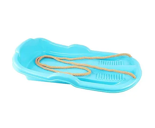 Сани-льодянка 6481 ТехноК з мотузкою 62х36х15.5 см (4823037606481) Блакитний - фото 1