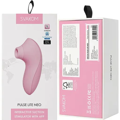 Вакуумный стимулятор Svakom Pulse Lite Neo Розовый - фото 6