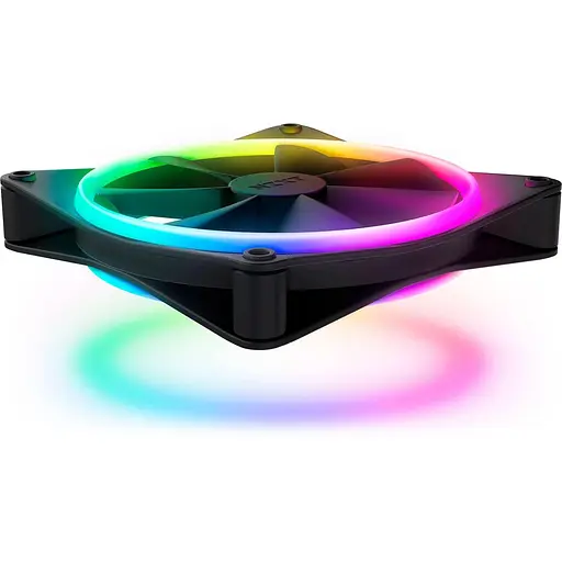 Вентилятор NZXT NZXT, F140RGB Duo - 140mm Dual-sided RGB Fan - Twin Pack (Black) (RF-D14DF-B1) - фото 5