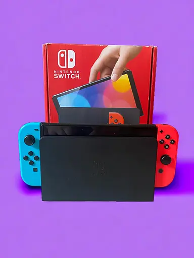 Ігрова приставка Nintendo Switch Oled повний комплект + гарантія - фото 2