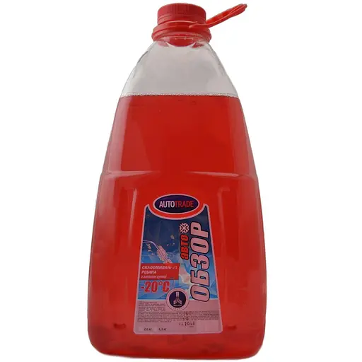 Омивач скла зимовий етиловий Автотрейд Obzor Auto Персик (-20) 5 л