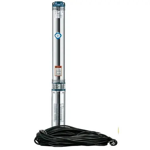 Насос відцентровий свердловинний Aquatica 0.25кВт H 35(26)м Q 45(30)л/мин Ø80мм 20м кабеля mid 778400 - фото 1