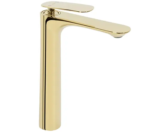Смеситель для умывальника Rea Berg высокий gold REA-B2042 Золотой - фото 1