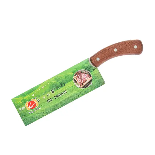Ніж для обвалки м'яса Satori з нержавіючої сталі з дерев'яною рукояткою 31 см обвалювальний ніж, Kitchen Master 87653 - фото 8