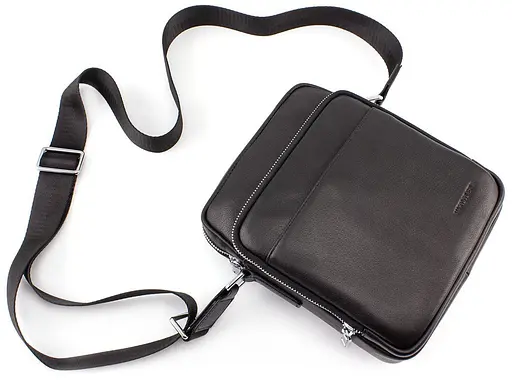 Шкіряна чоловіча сумка Marco Coverna 23х20х7 см sum0023796 - фото 5