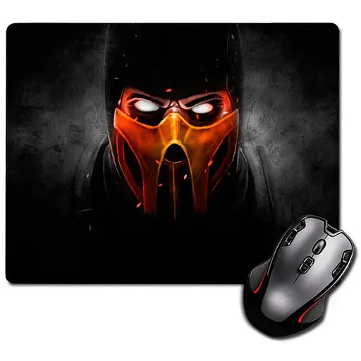 Игровая поверхность Nextprint Скорпион Мортал Комбат Scorpion Mortal Kombat 220 х 180 мм (5464)