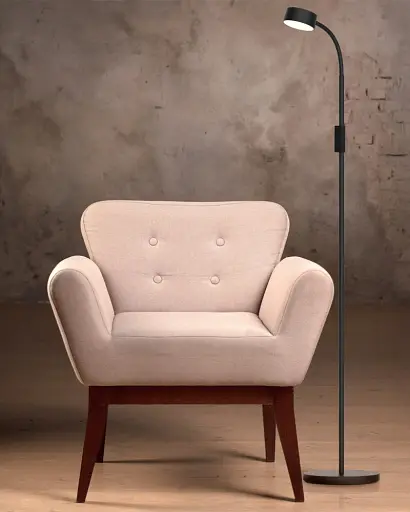 Торшер Goldlux 330093 Bruno LED 1x3W 3000K/4000K/6500K 400Lm IP20 чорний - фото 2