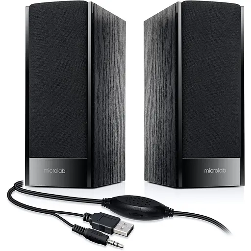 Акустична система 2.0 Microlab B-56 3 Вт USB чорне дерево