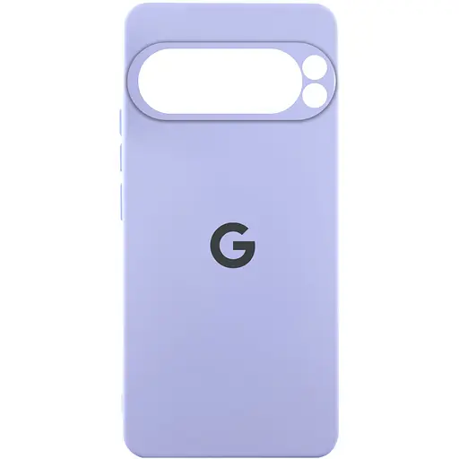 Чохол Silicone Cover Lakshmi Full Camera (AAA) with Logo для Google Pixel 9 Pro Бузковий / Dasheen