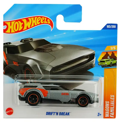 Базова машинка Hot Wheels Wagons Drift'n Break сіра (5785) JBC06-N521       