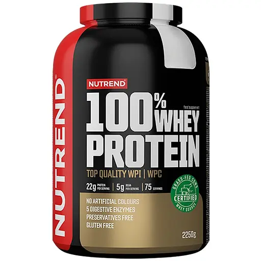 Протеїн 100% Whey Protein, 2.25 кг Ваніль-манго Nutrend vit0003422 - фото 1