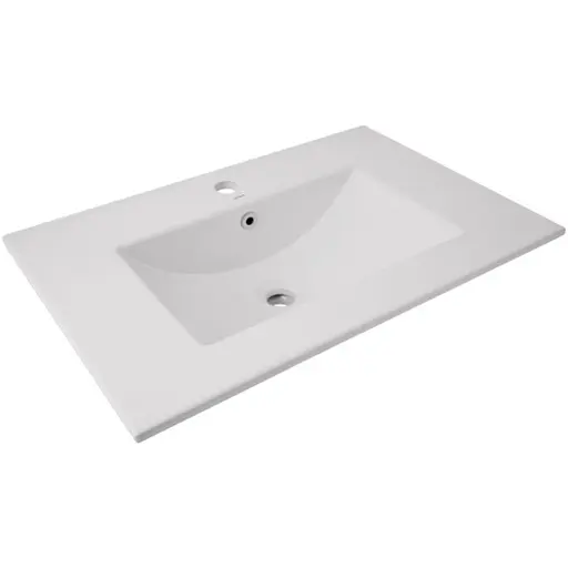 Раковина врізна меблева Qtap Albatross 720x460x180 White з донним клапаном QT01113070CW148474 - фото 1