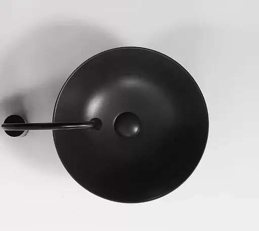 Умивальник Dusel Iucy 400571B, Чорний матовий - фото 2