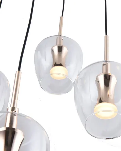 Люстра Zuma Line Nelson LED 11x33W 3000K 3900 Lm IP20 золота - фото 3