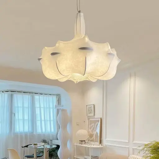 Люстра с белым абажуром Ø 80 см | Line F | Ст. PLP03-800 - фото 2