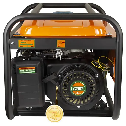 Генератор бензиновий Grad 2.5/2.8 кВт, однофазний, ручний запуск (5710915) - фото 6