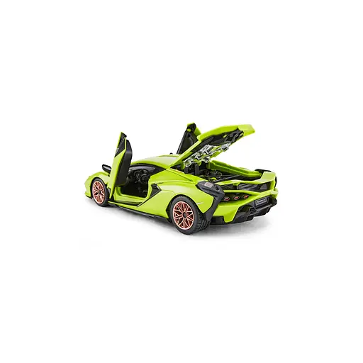 Конструктор RASTAR Lamborghini Sian 1:18 зелений 97400 - фото 4