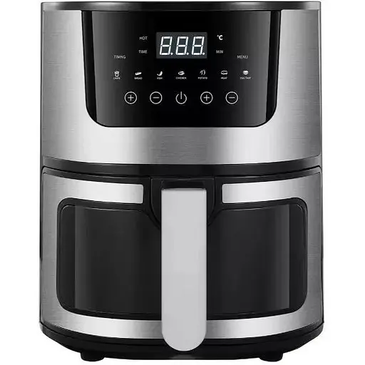 Аерофритюрниця сенсорна Gold Diamond TK-003010 8 л безмасляна повітряна 4000 Вт Чорний - фото 1