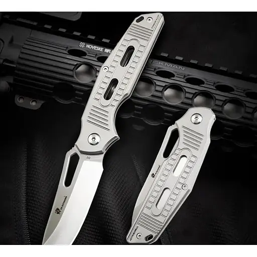 Нож туристический HX Outdoors Handolock X Folding Knife Titanium Version (TD-14T) - фото 4