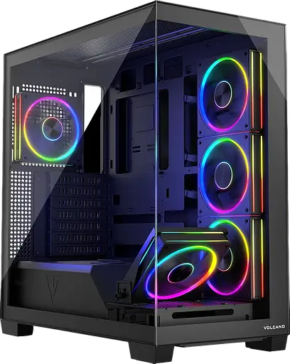 Корпус Modecom VOLCANO STELLAR ARGB MIDI Black (AT-STELLAR-5F-ARGB-10) - фото 2