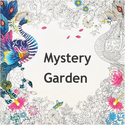 Розмальовка антистрес Mystery garden 12 листів GDM-013