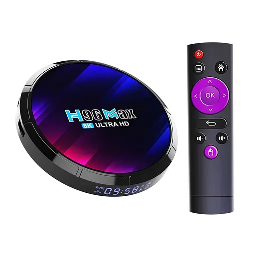 Смарт ТВ приставка H96 Max RK3528 4/32 Гб Smart TV Box Android 13