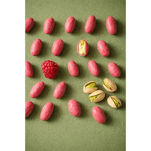 Драже фісташка Healthy Choice в малиновому шоколаді 50 г - фото 3