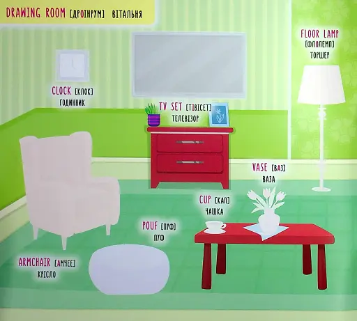 Наліпки-навчалки. Мій будинок. My House - фото 2