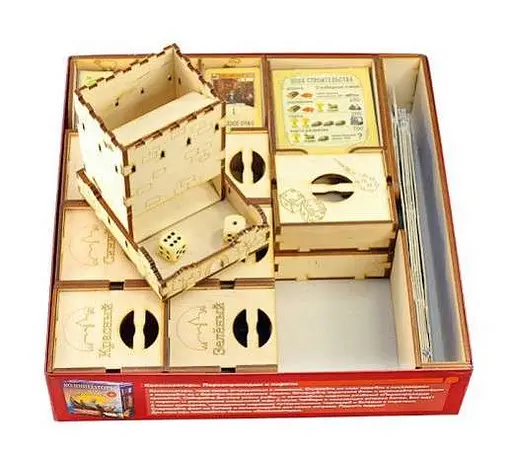 Органайзер Tower Rex Колонізатори The Settlers of Catan + Вежа для кубиків (CO-01) - фото 7