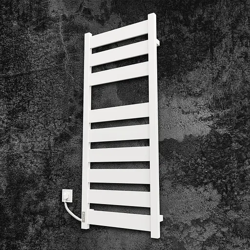 Електрична рушникосушарка Kosser Волс 1200x500 EL тайм. білий ДВЛ03ELW, Білий матовий, Ліве - фото 1