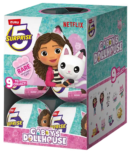Ігровий набір Zuru 5 SURPRISE Gabby'S Dollhouse Фігурка з аксесуарами та слаймом в асортименті (7120476) - фото 4