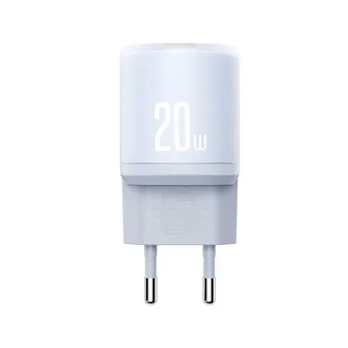 Мережевий зарядний пристрій XO L144(EU) PD20W 1USB-A+1USB-C Fast Charger Синій - фото 5