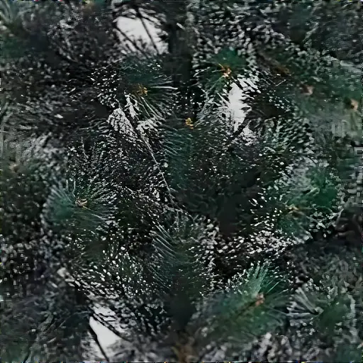 Новогодняя искусственная елка 210 см C 64105, разборная, украшенная глиттером, зеленая - фото 2