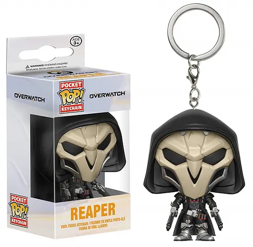 Фігурка-брелок Funko Pop Фанко Поп Overwatch Reaper Овервотч Жнець 4 см OW R 93 - фото 2