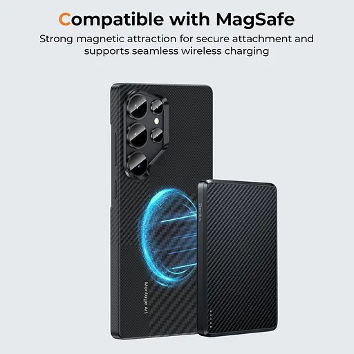 Чехол Benks Montage ArmorAir Kevlar Case 600D/1500D Magnetic для Samsung Galaxy S25 Ultra Black (6948005949235) [141718] - фото 15