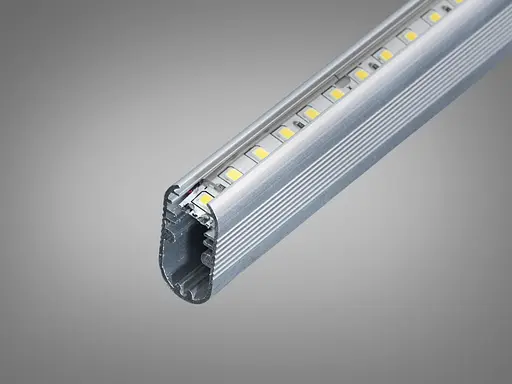 Профіль для стрічки - гардеробна штанга з матовим розсіювачем - фото 3