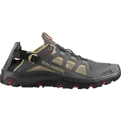 Кросівки Salomon TECHAMPHIBIAN 5 7.5 Pewter/Moth/Fiery red