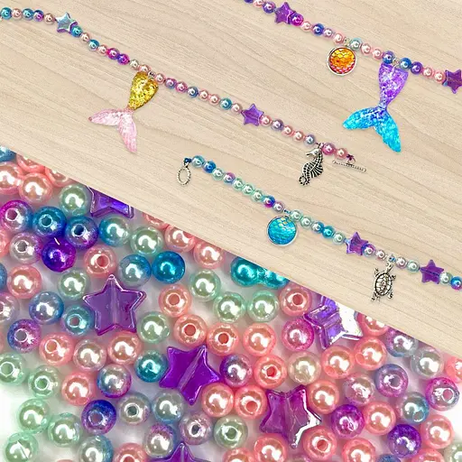Іграшка-антистрес Lovin Mermaid Shine Blue 80131, 250 мл - фото 2