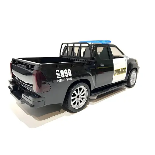 Джип M 4935-02 на радіокеруванні, чорний, 44,5 см, масштаб 1:12, акумулятор, світло та звук, гумові колеса - фото 2