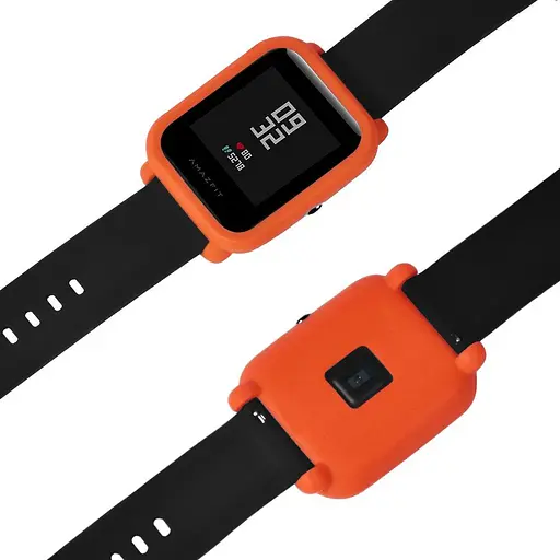 Защитный чехол Tamister для смарт-часов Amazfit Bip/Bip Lite/Bip S оранжевый - фото 5