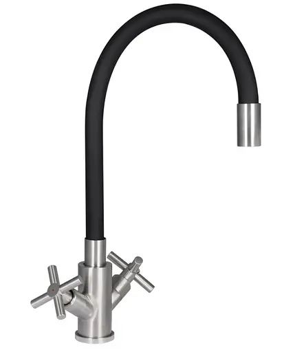 Змішувач для кухні Lidz Wind 013F3, Nickel LDWIN013F3NKS43392 - фото 1