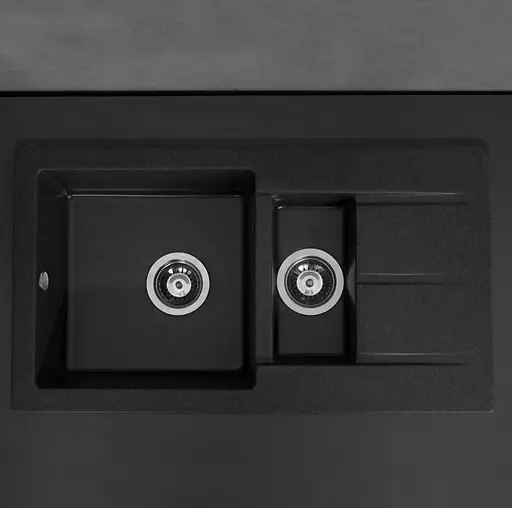 Кухонная мойка Fancy Marble Alabama светло-черный 107080004 - фото 2