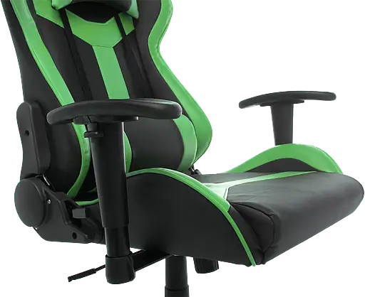 Геймерское кресло GT Racer черное с зеленым (X-2527 Black/Green) - фото 8