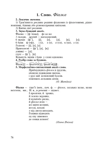 Українська мова. Методика роботи над одним словом - фото 5