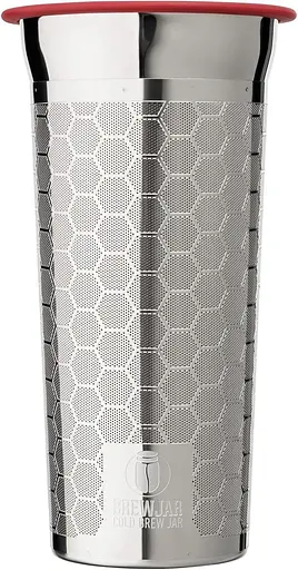 Банка для холодного заварювання BREWJAR, банка з двошаровим фільтром для холодної кави та чаю (1000 мл) - фото 4
