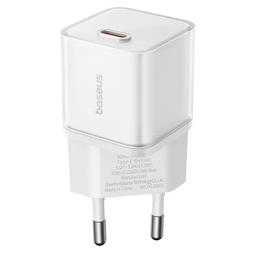 СЗУ Baseus GaN5S OS 20W (1USB-C) (P10162503) Moon White