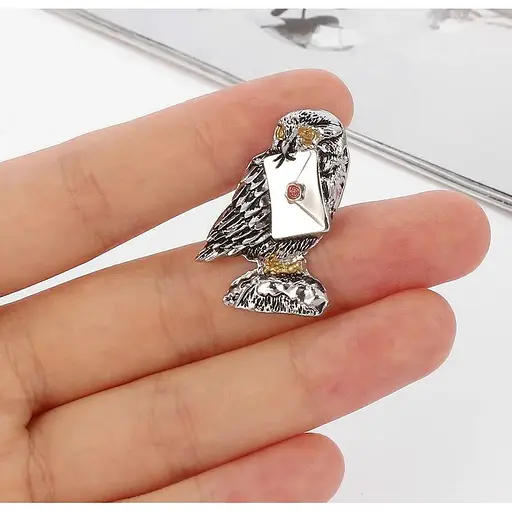 Значок Gee! Hedwig Букля з листом Harry Potter Гаррі Поттер HP 06.06.195 - фото 5