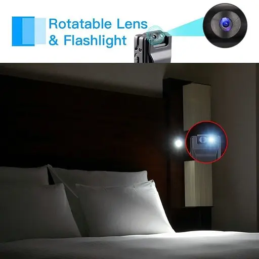 Мини камера с поворотным объективом и диктофоном Vandlion A5 FullHD 1080P (усовершенствованная версия) - фото 6